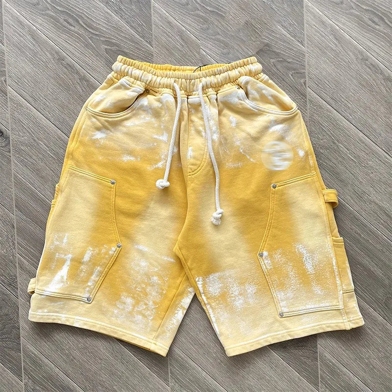 Fashion Snap Unisex Sports Casual Five-Inch Shorts