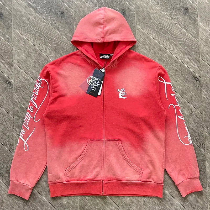 HS Path To Paradise Zipper wash hoodie