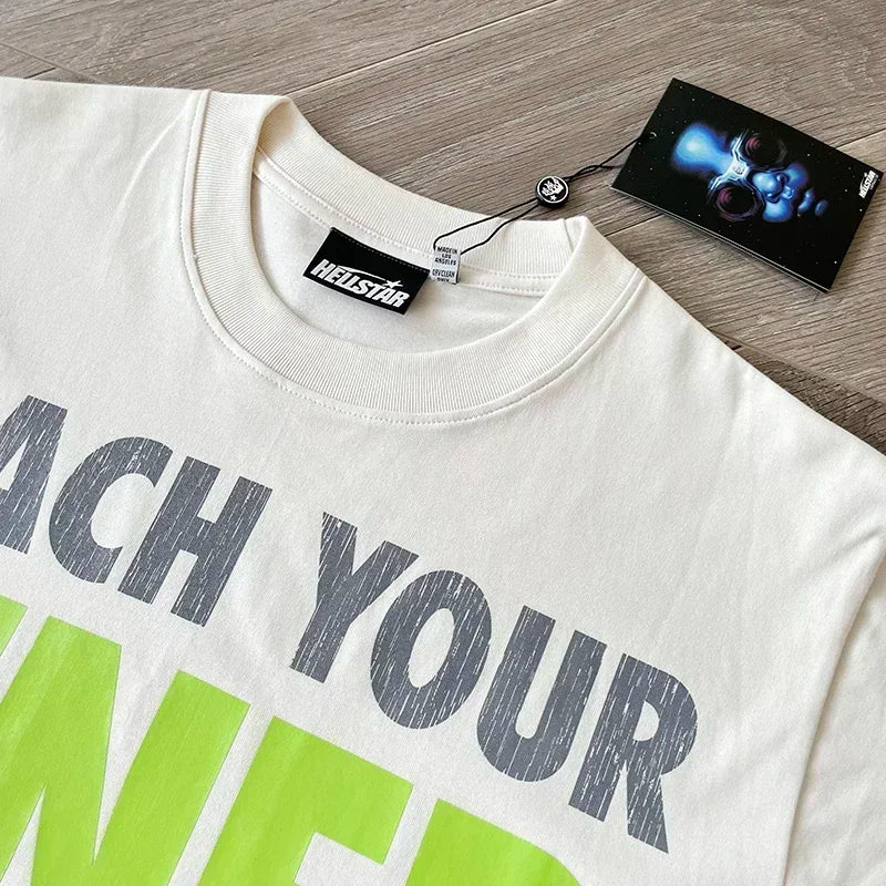 HS Inner Peace Casual cotton short sleeve T-shirt