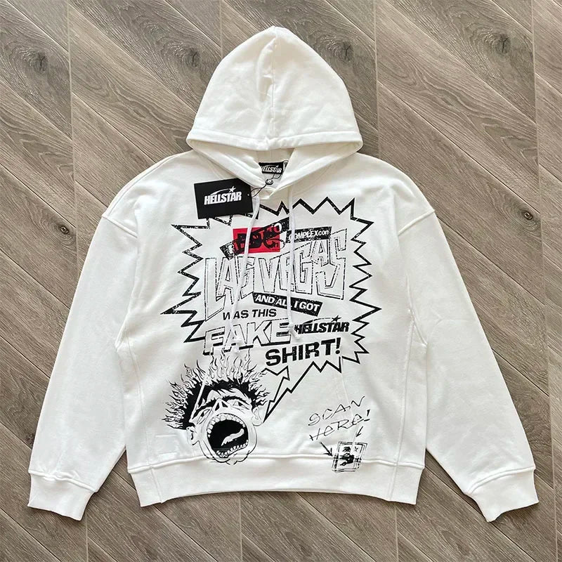 HS RECORDS Casual hoodie for men and women