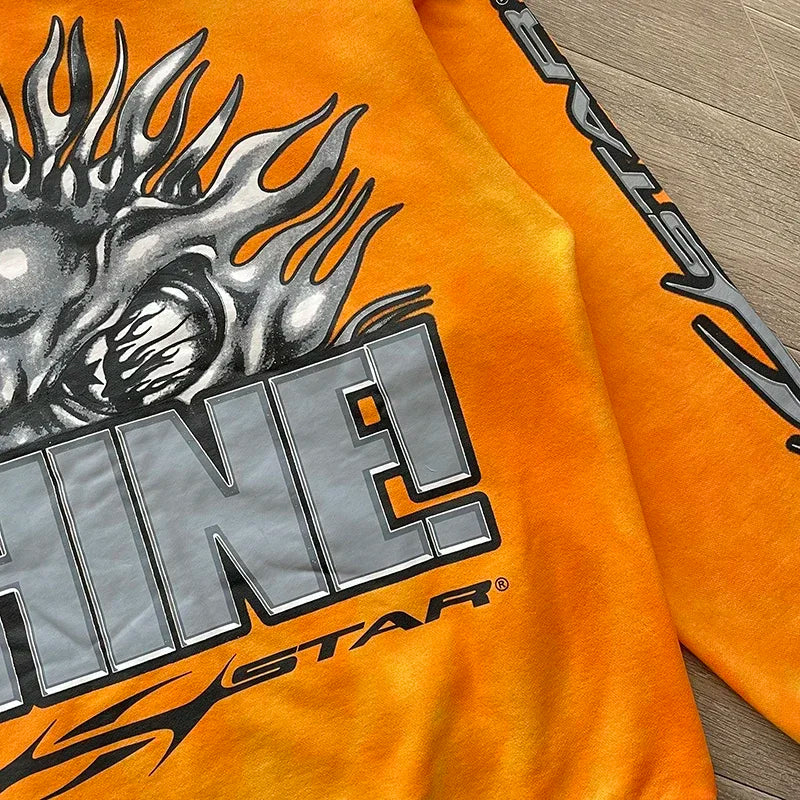 HS  sun zip up orange hoodie capsule 11