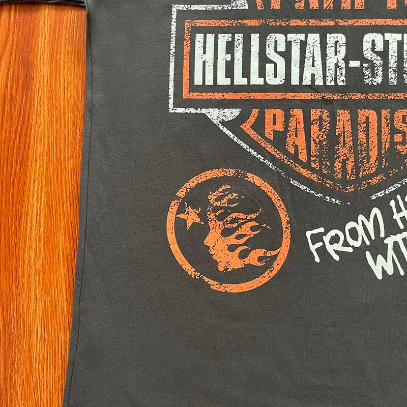 HS Wings Of Fire Eagle European and American short-sleeved T-shirts