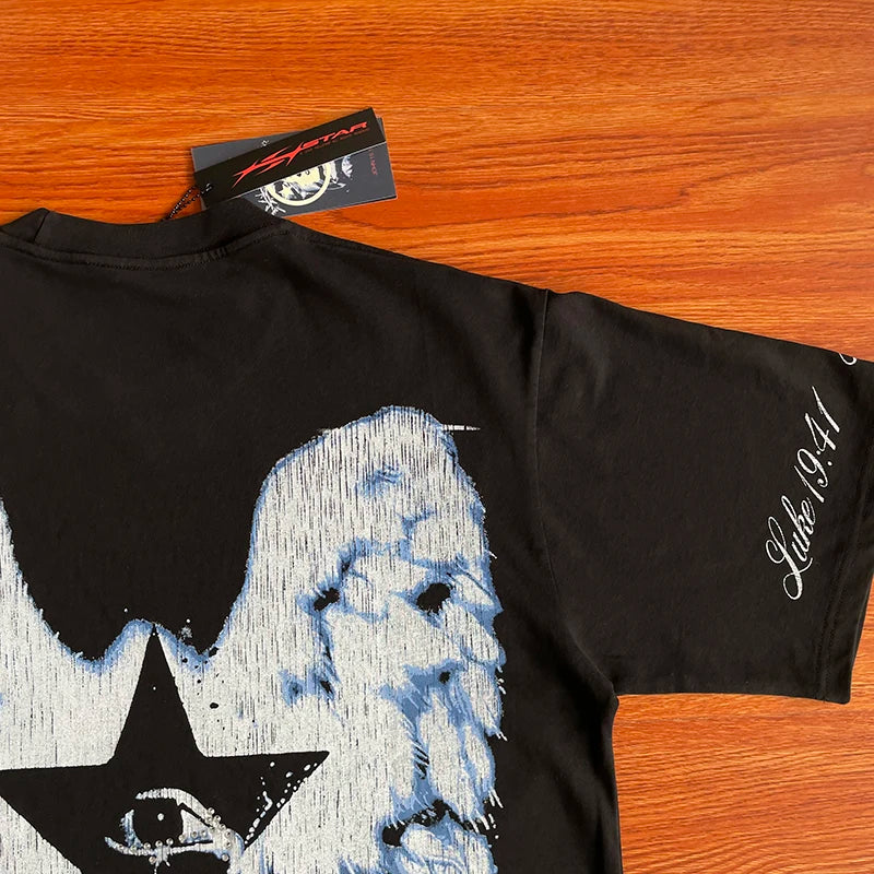 HS  Wings of Liberty printed short-sleeved T-shirt