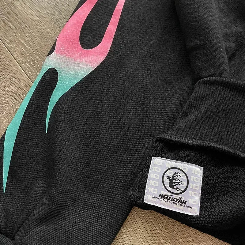 HS Sport Sports hoodie with big logo gradient