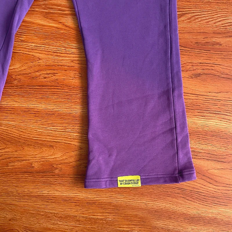 That's A Awful Lot of Cough Syrup Loose wide-leg pants