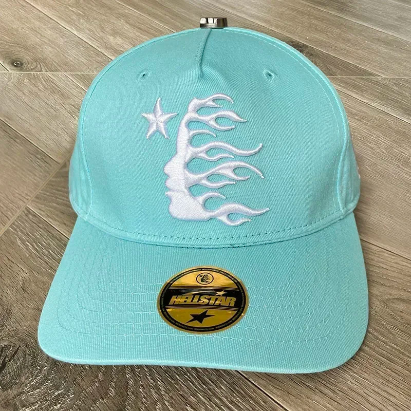 HS  fitted hat diamond embroidered logo men and women casual sports baseball hats