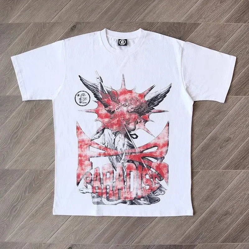 HS Groter dan Satan Kort. High Street Trend T-Shirt Met Korte Mouwen