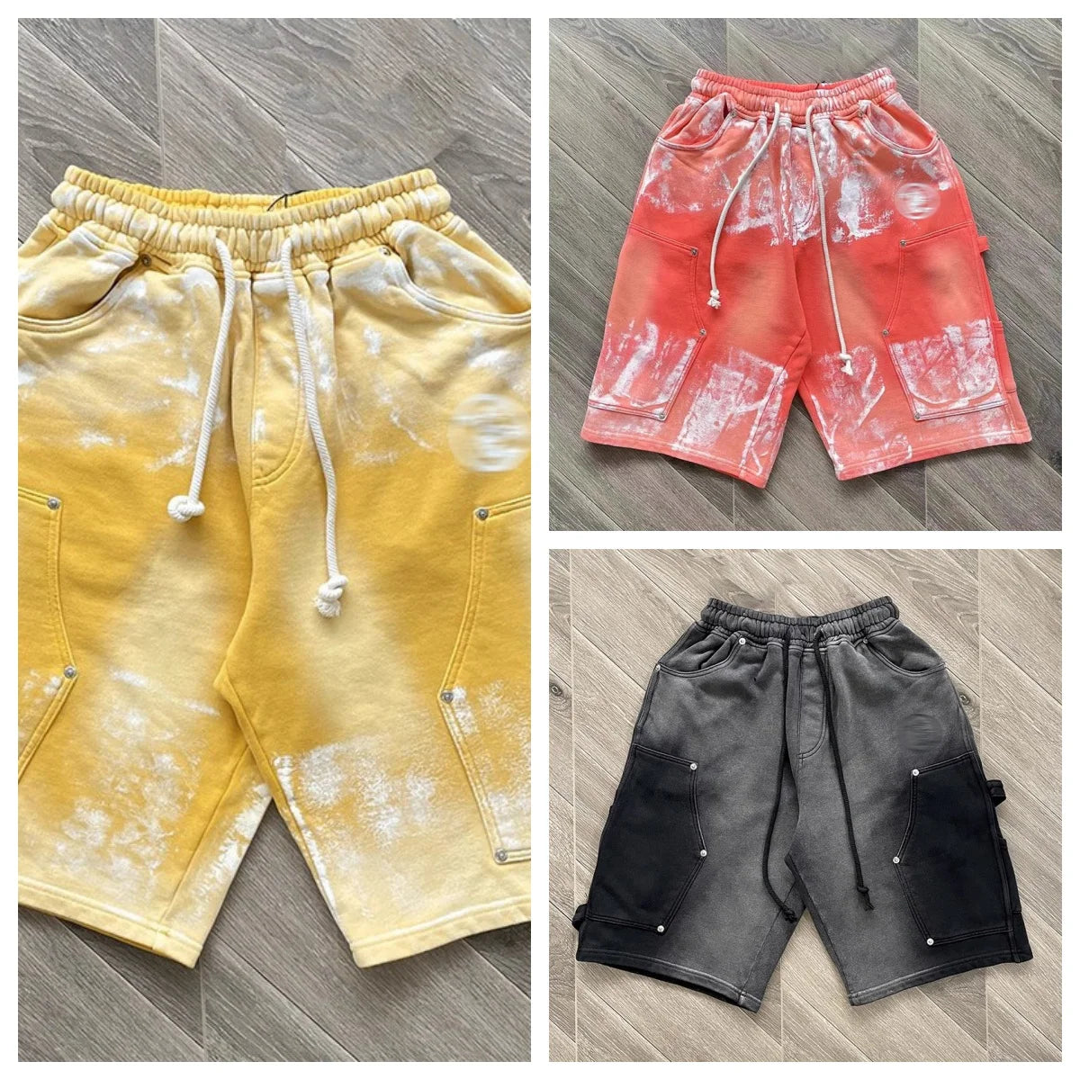 Fashion Snap Unisex Sports Casual Five-Inch Shorts