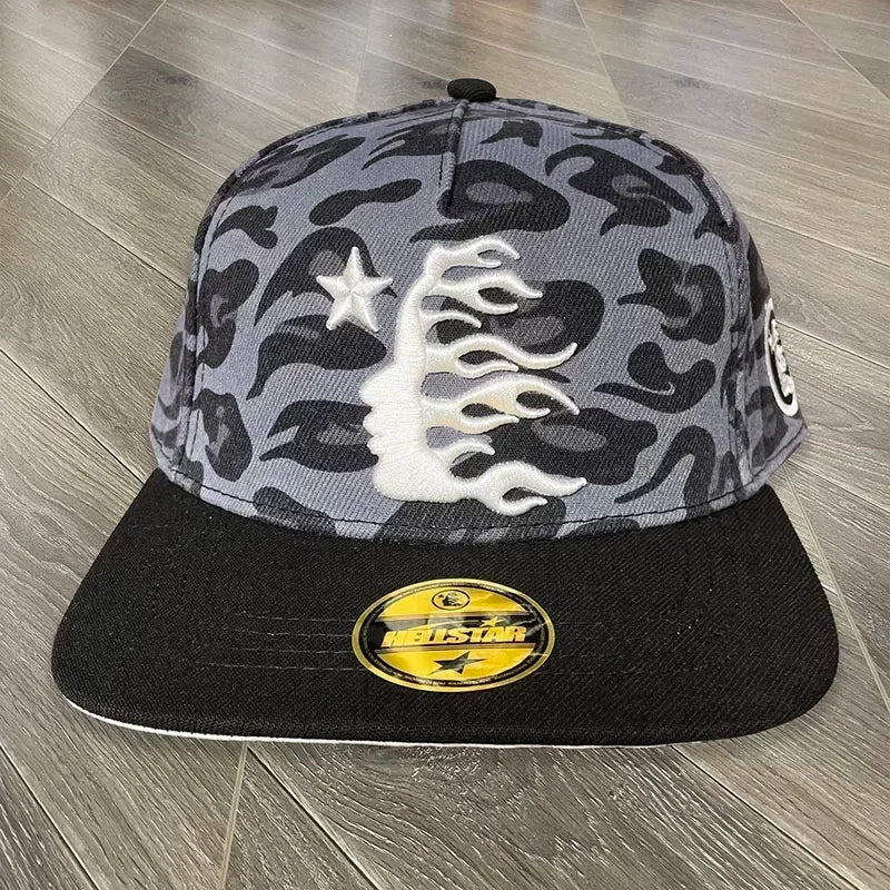 HS fitted hat Embroidered logo men's and women's casual sports baseball cap