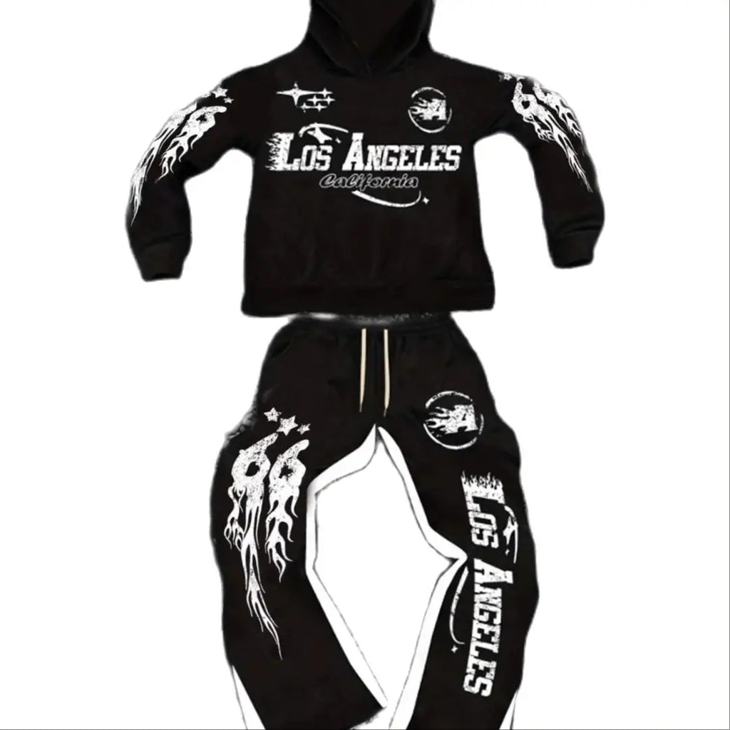 Conjunto Streetwear con estampado de Los Ángeles