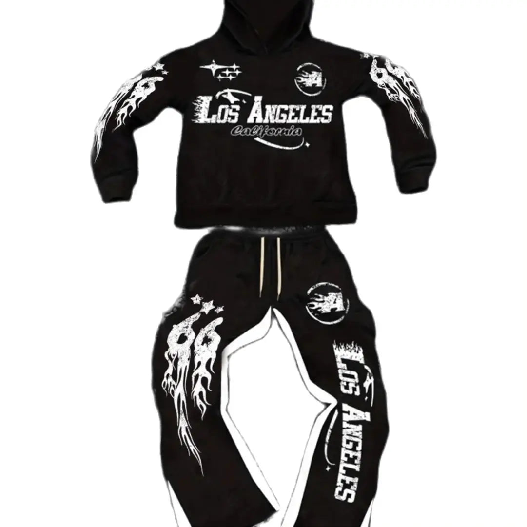 Conjunto Streetwear con estampado de Los Ángeles