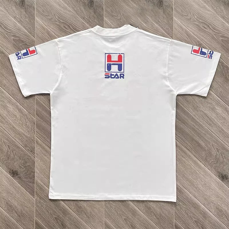 Vintage H Star Casual Short Sleeve T-Shirt