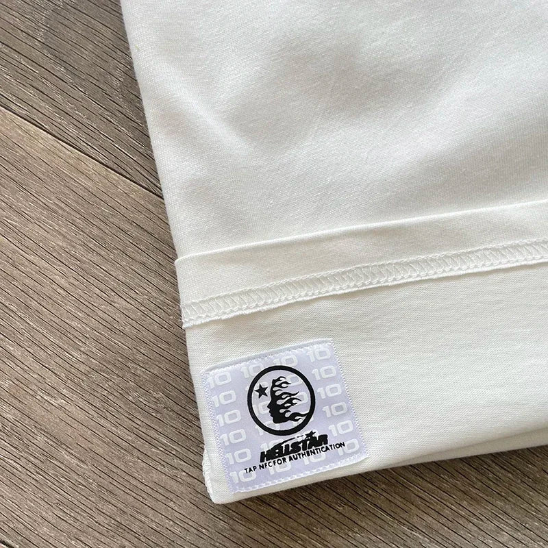 HS RECORDS Cotton casual short-sleeved T-shirt