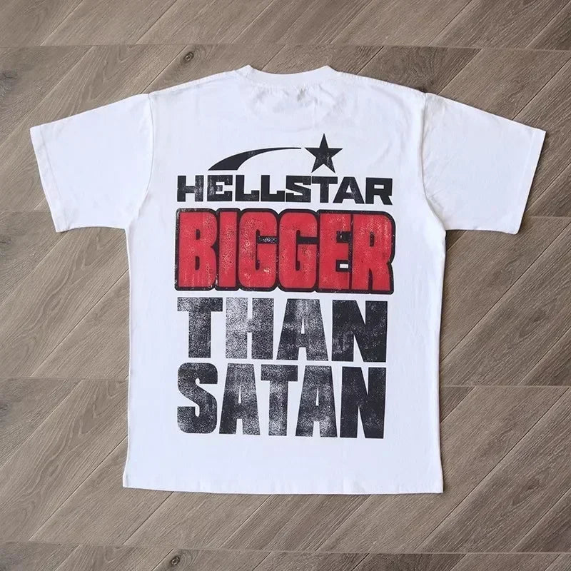 HS Groter dan Satan Kort. High Street Trend T-Shirt Met Korte Mouwen
