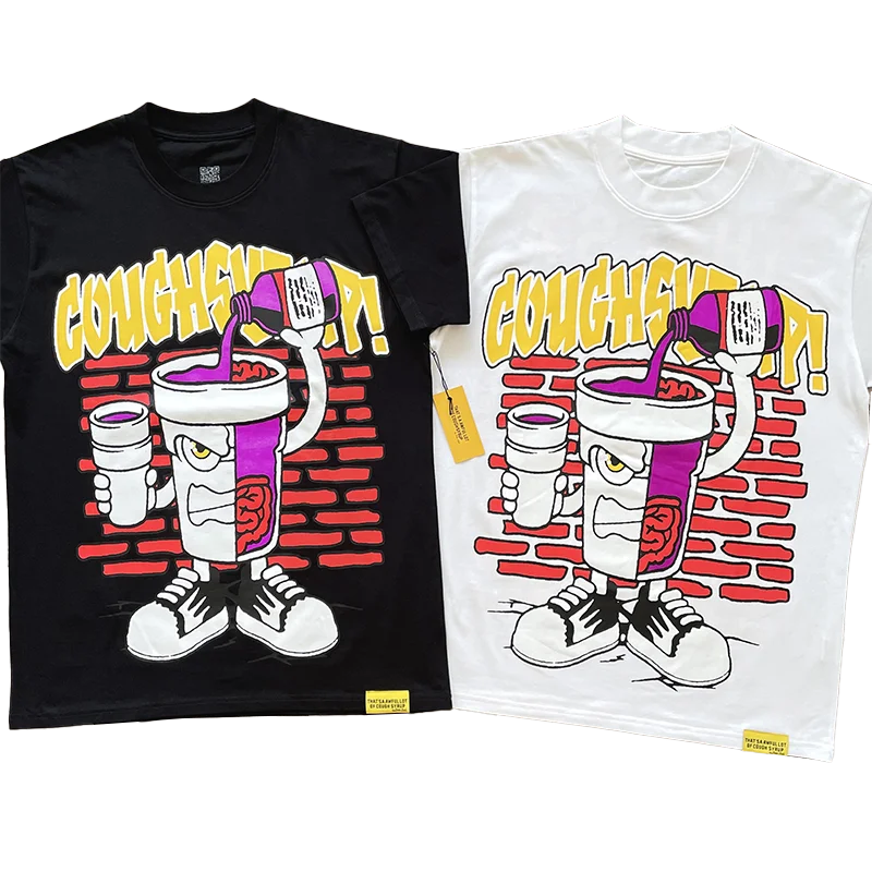 A Lot Of Letter Spoofing Collection Casual Short Sleeve T-Shirt