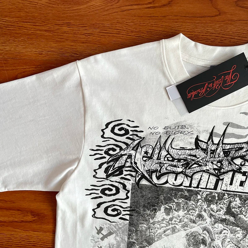 HS  iEuro-american style cotton short-sleeved T-shirt