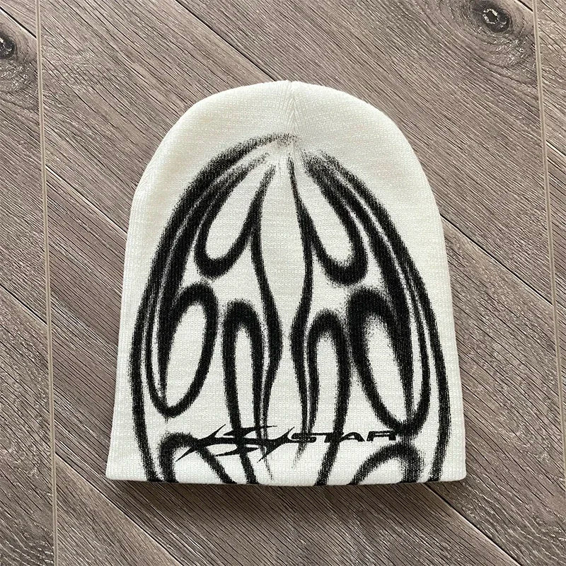 HS Sample Beanie Hat Knit Casual High Street Wool Cold Hat