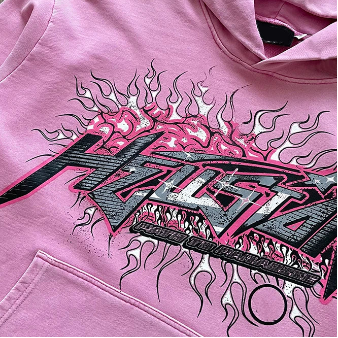 Pink Hoodie brainwashed hoodie with brain