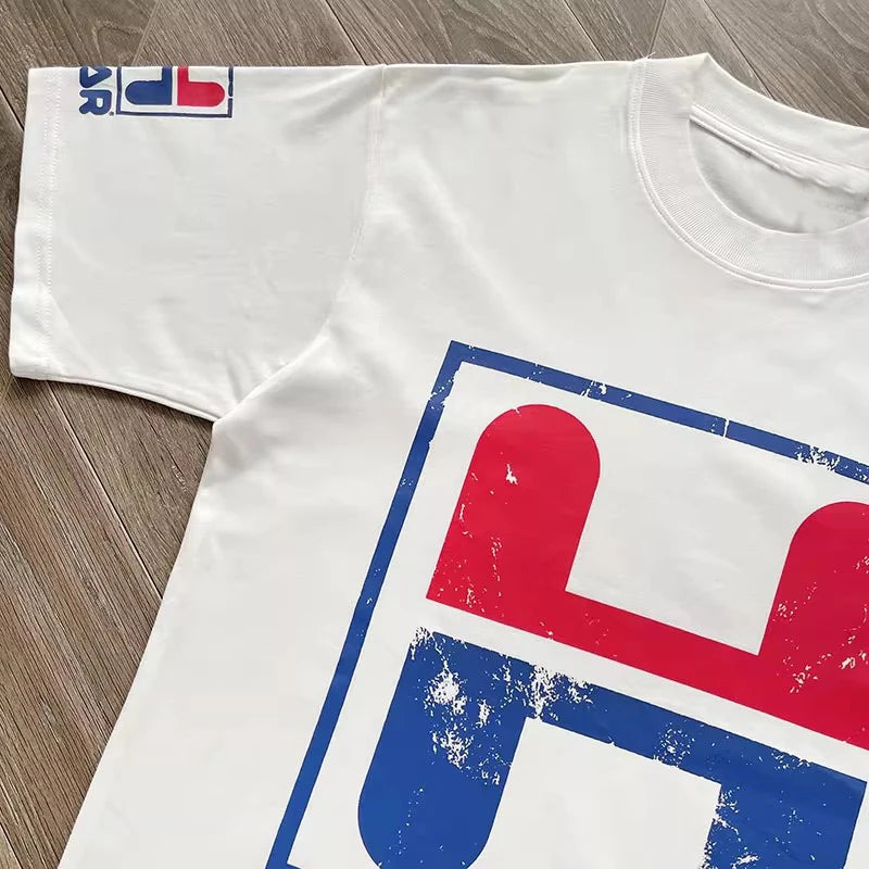 Vintage H Star Casual Short Sleeve T-Shirt