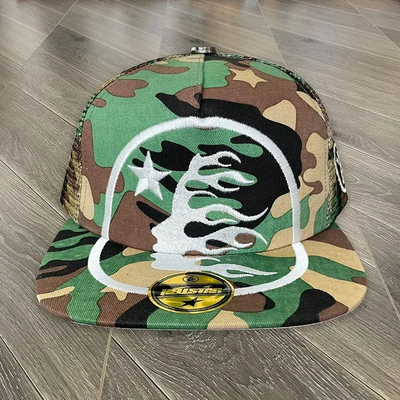 HS fitted hat Embroidered logo men's and women's casual sports baseball cap