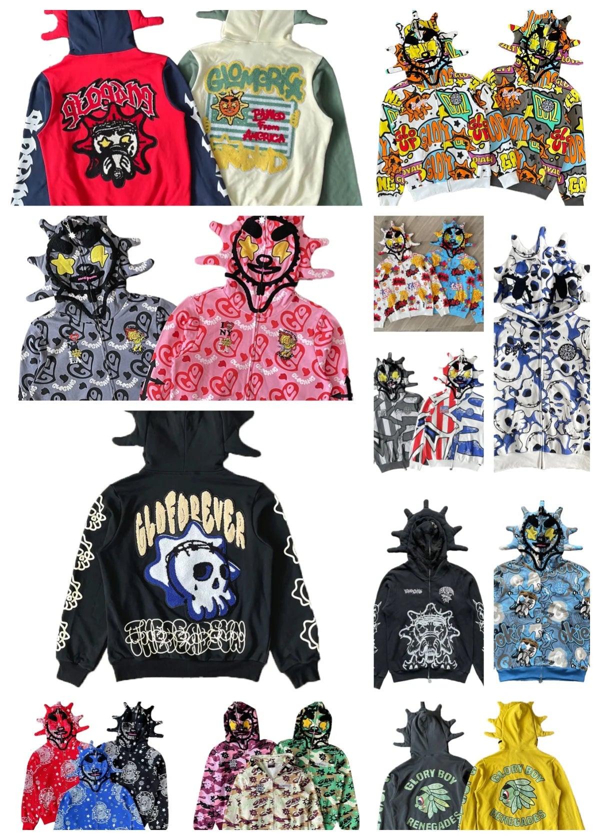 Glo Gang hoodie sweatshirts Wholesale link with high quality same as in the picture. contact customer service for QC videos