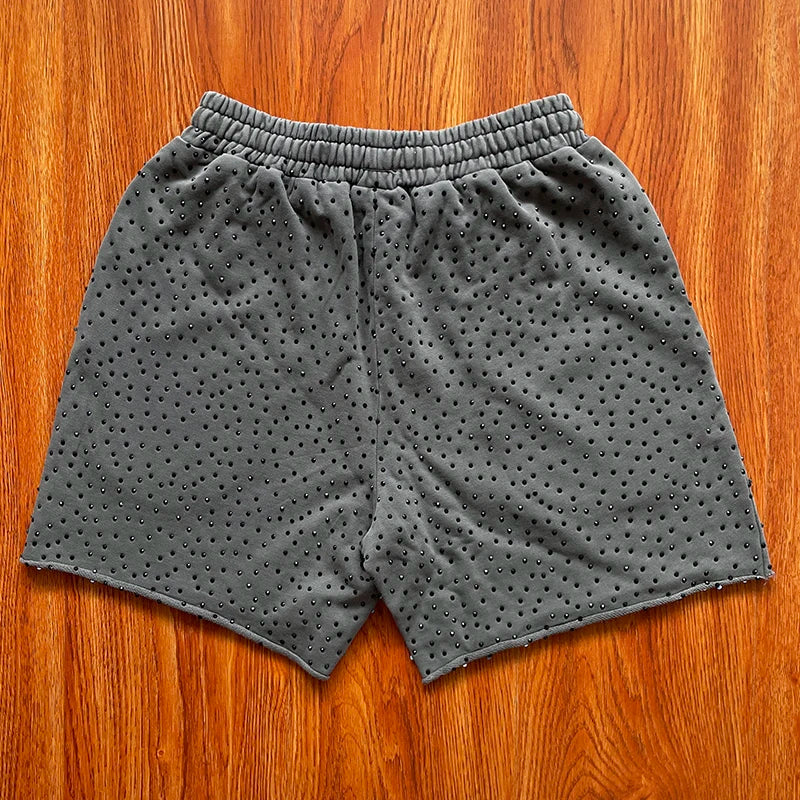 SAINT VANITY Washing water hot diamond casual sports shorts