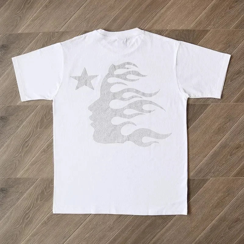 HS Enlightenment Club Tee Upcycled cotton fabrics Upcycled cotton fabrics Clear prints do not fade