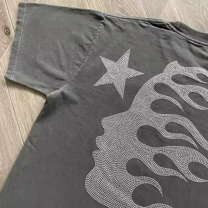 HS Anniversary Rodman Tee European and  high street trend men's and women's short-sleeved T-shirt