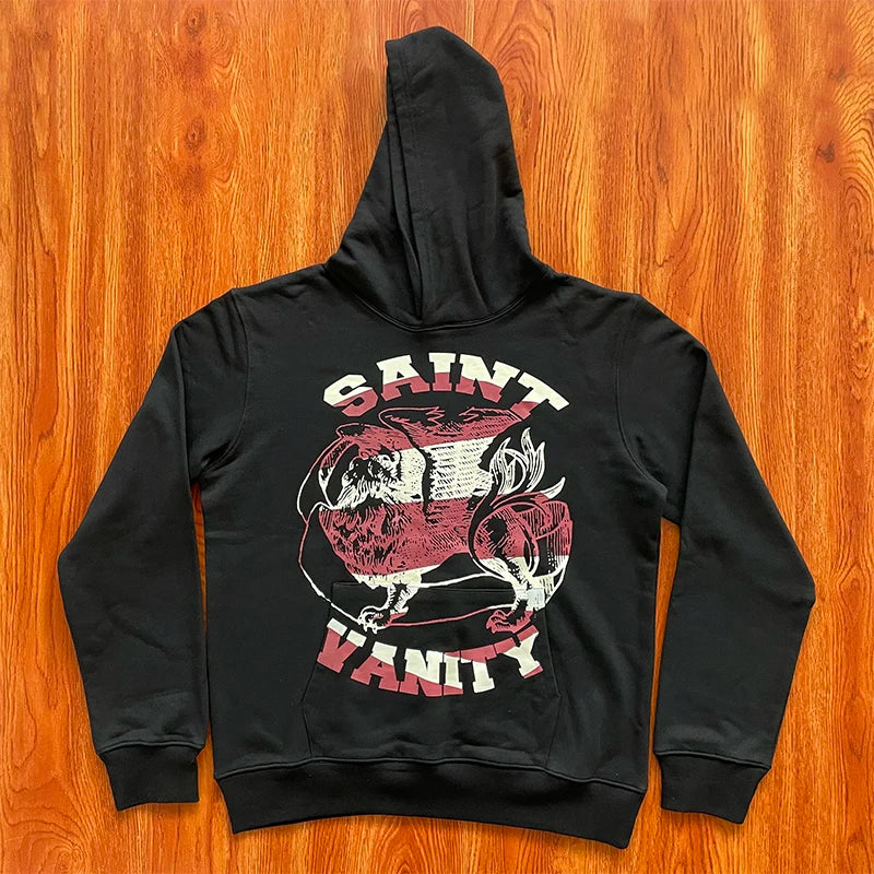 SAINT VANITY Casual men's and women's same hooded sweater