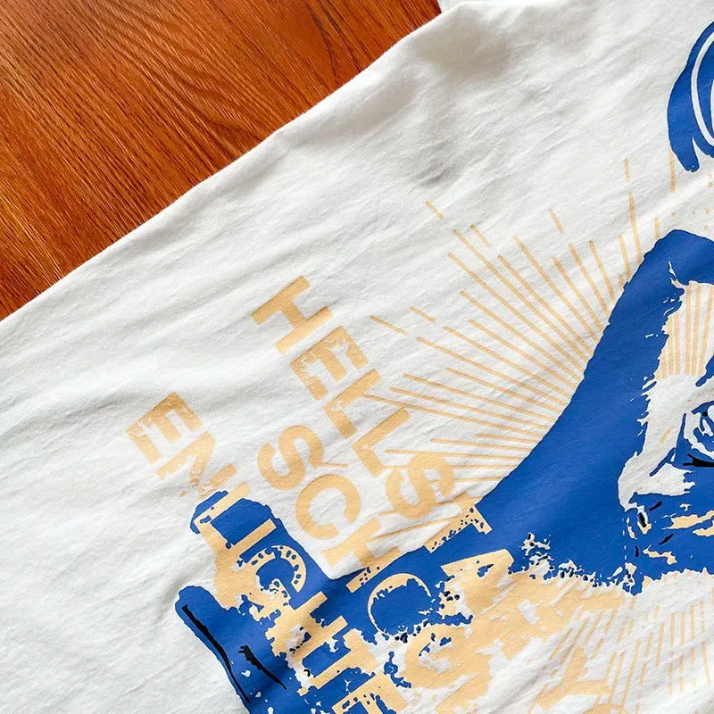 HS Groter dan Satan Kort. High Street Trend T-Shirt Met Korte Mouwen