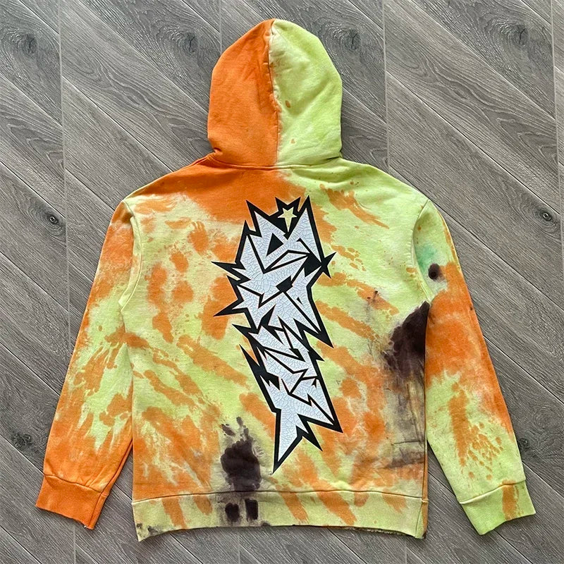 HS UNRELEASED Crack paint Hoodie