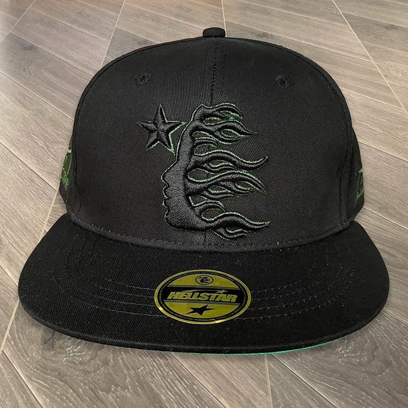 HS fitted hat Embroidered logo men's and women's casual sports baseball cap