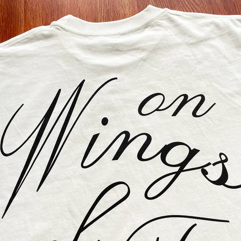 HS Uv Angel Tee Puur Katoenen T-Shirts Met Korte Mouwen Voor Mannen En Vrouwen