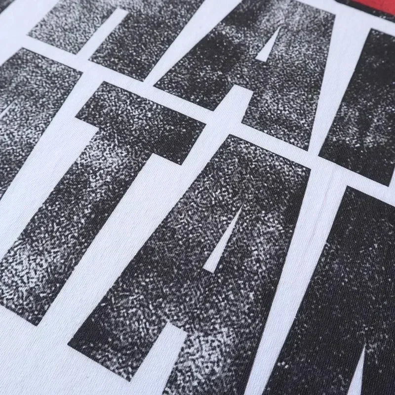 HS Groter dan Satan Kort. High Street Trend T-Shirt Met Korte Mouwen