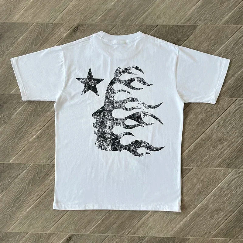 HS Rodman Green Tee European and American high street trend short-sleeved T-shirt for men and women