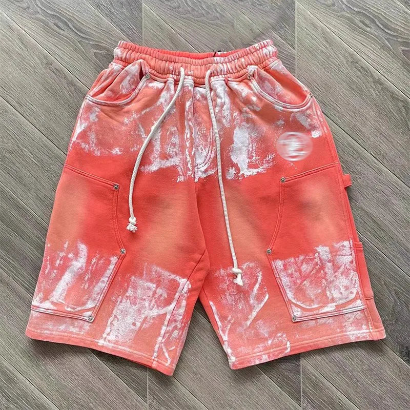 Fashion Snap Unisex Sports Casual Five-Inch Shorts