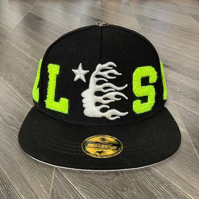 HS fitted hat Embroidered logo men's and women's casual sports baseball cap