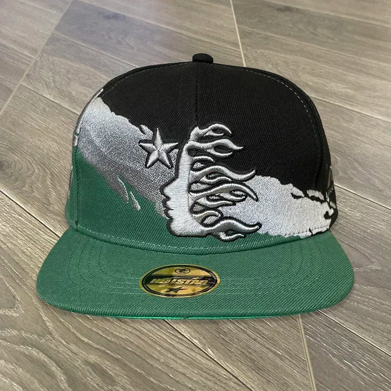 HS fitted hat Embroidered logo men's and women's casual sports baseball cap