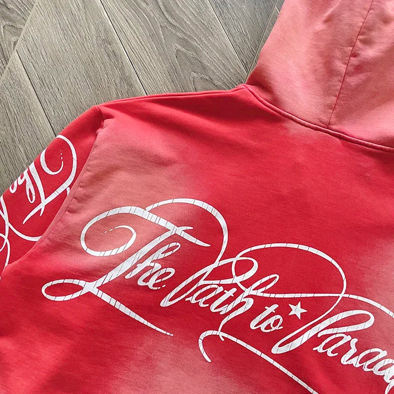 HS Path To Paradise Zipper wash hoodie