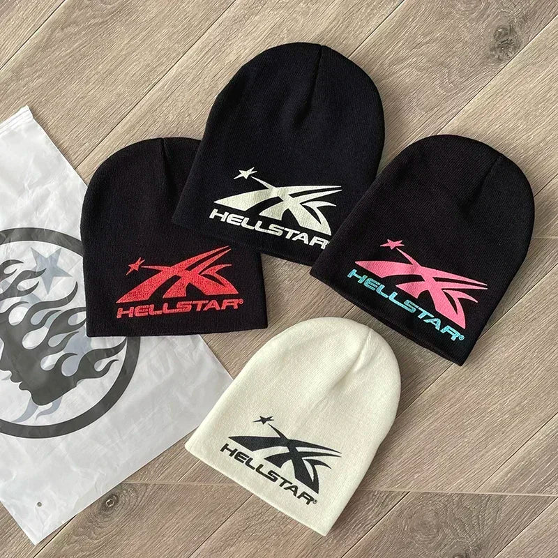 HS  Sample Beanie Knitted casual high street wool cold hat