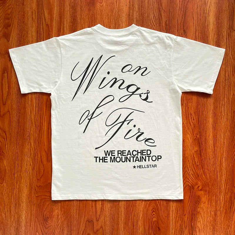 HS Uv Angel Tee Puur Katoenen T-Shirts Met Korte Mouwen Voor Mannen En Vrouwen