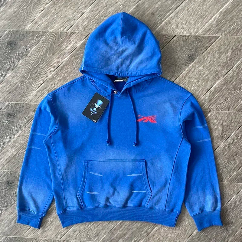 HS  Sports Gel Blue Hoodie
