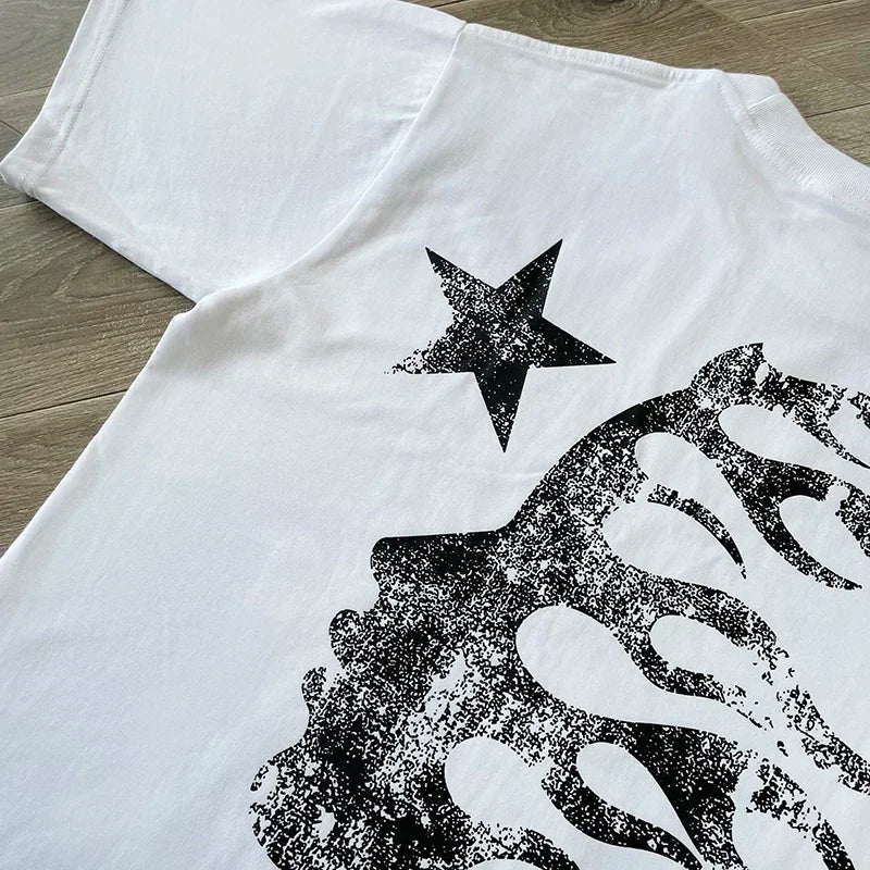 HS Rodman Green Tee European and American high street trend short-sleeved T-shirt for men and women