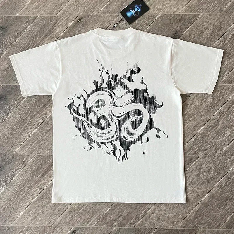 HS Inner Peace Casual cotton short sleeve T-shirt