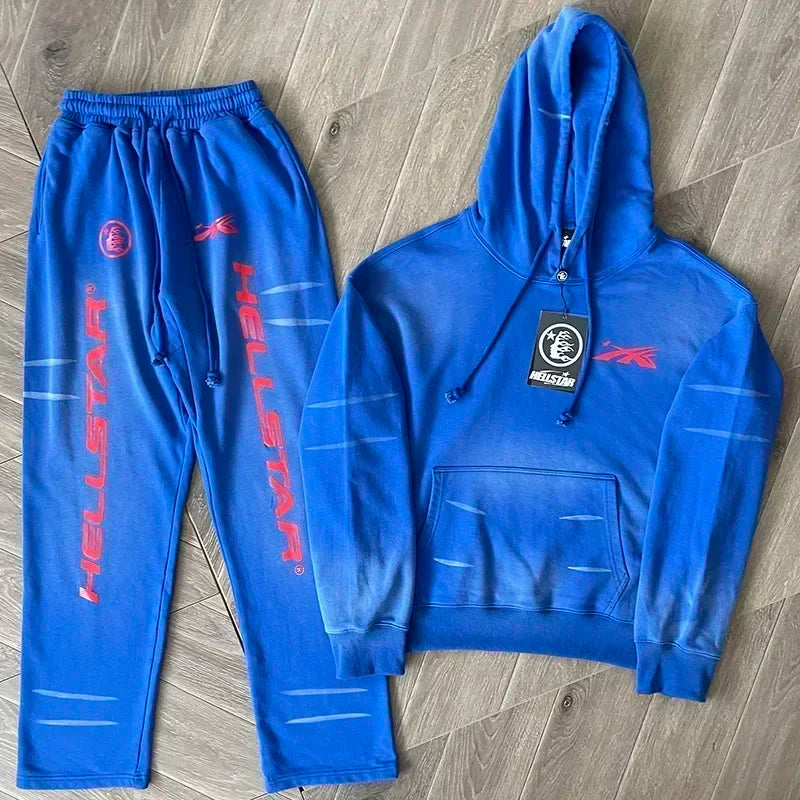 HS  Sports Gel Blue Hoodie