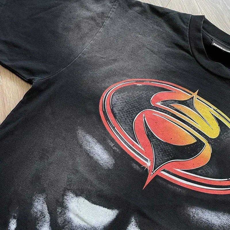 HS Superheld Tee Superheld Wash T-Shirt Met Korte Mouwen