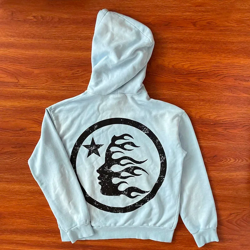 HS Fire Sky Blue Hoodie