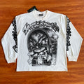 HS Airbrushed casual long sleeve T-shirt for men and women