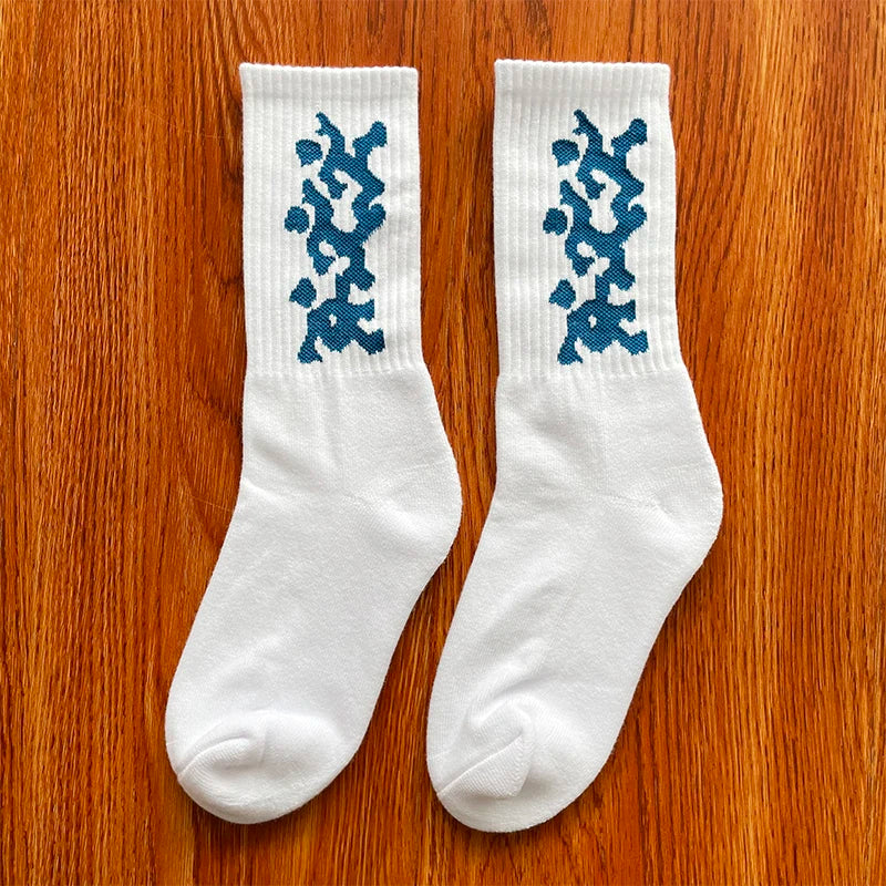 Project Capri Classic Leisure sports cotton mid-tube socks