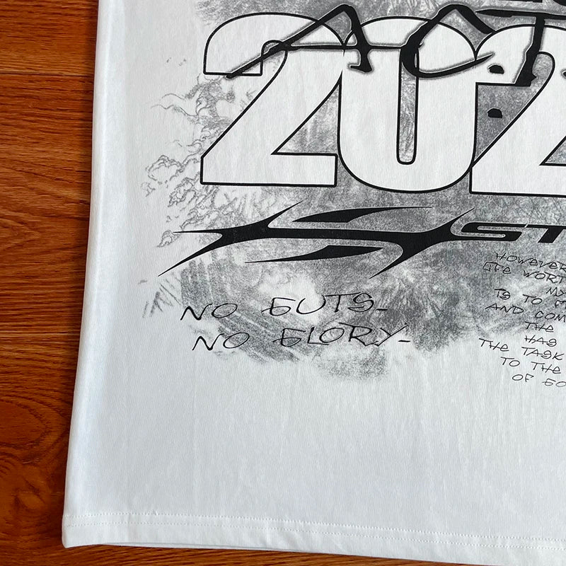 HS  iEuro-american style cotton short-sleeved T-shirt